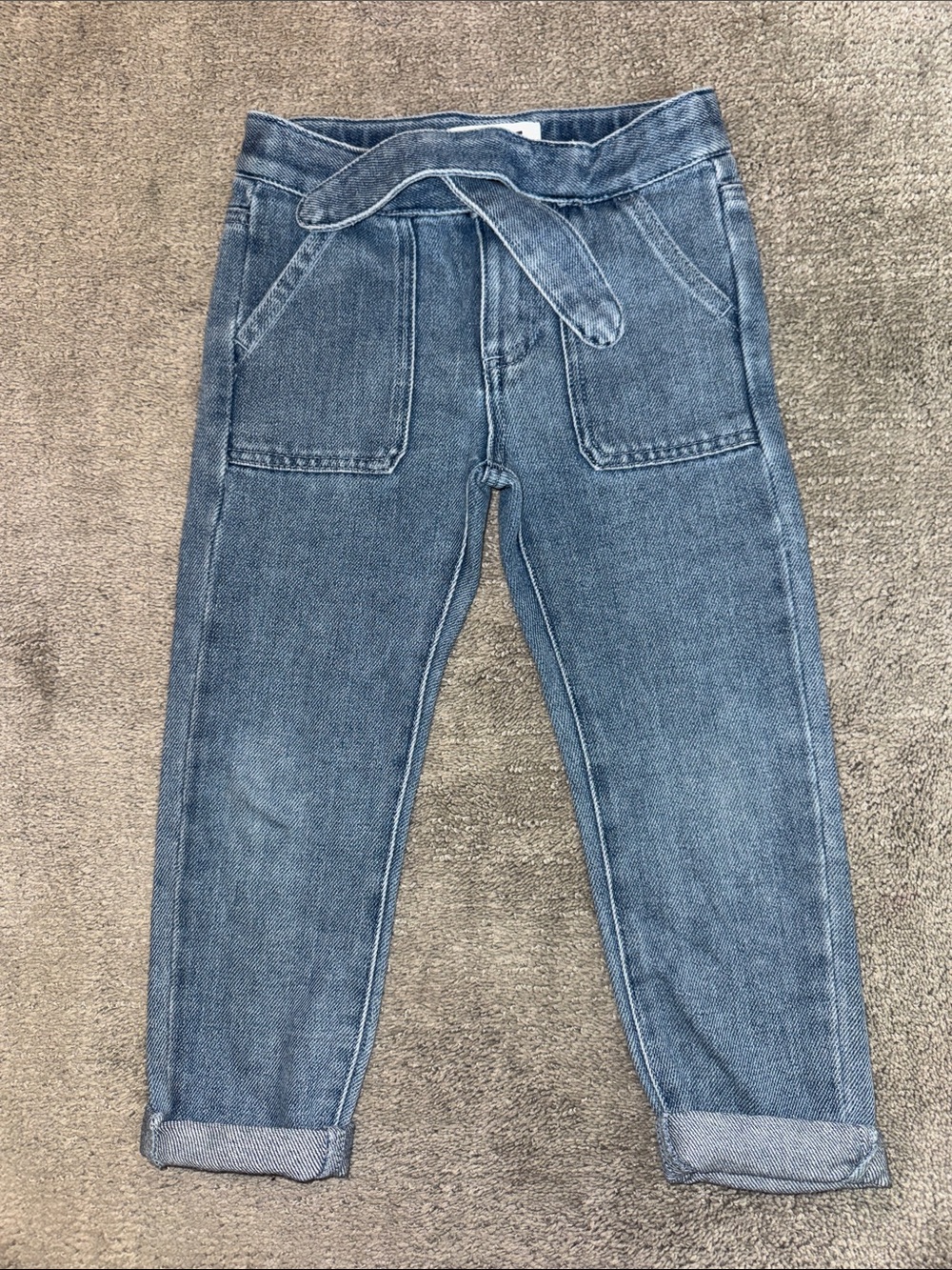 Girls Cotton On Kids Jeans with tie - size 5